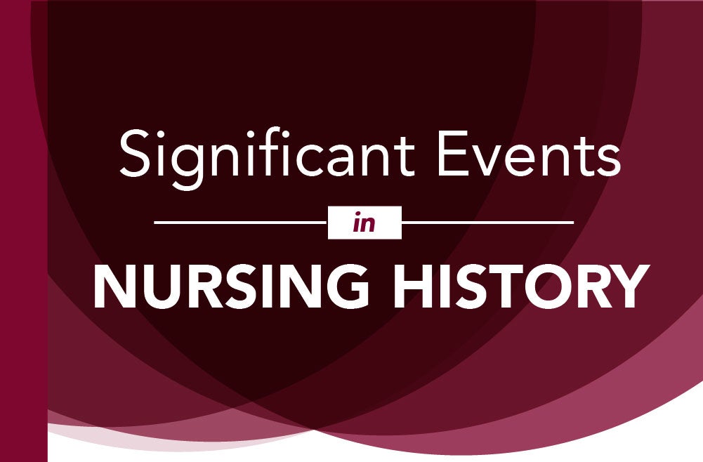Texas Woman's University presents 'Significant Events in Nursing History.'